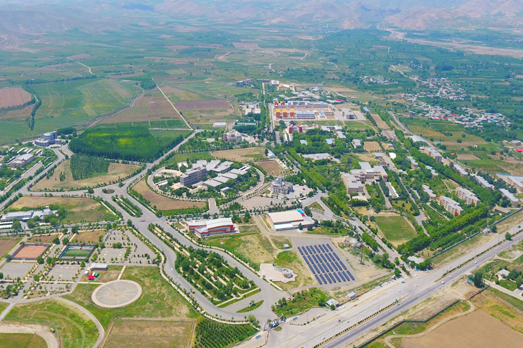 تصویر هوایی دانشگاه